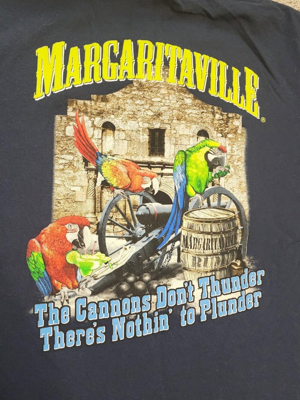 Jimmy Buffett's Margaritaville - San Antonio - Navy t shirt - Medium